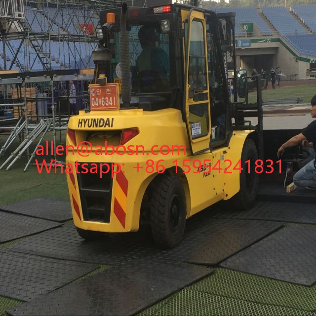 Fabricante barato hdpe rig mat hdpe ground mat al aire libre para acceso temporal