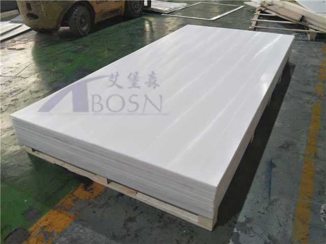 Hoja amarilla de UHMWPE de 3050x1220 mm para revestimiento de UHMWPE