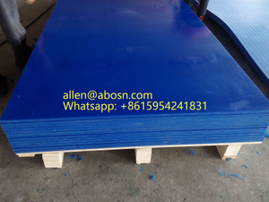 Hoja de UHMWPE azul de 3050x1220 mm para tubo