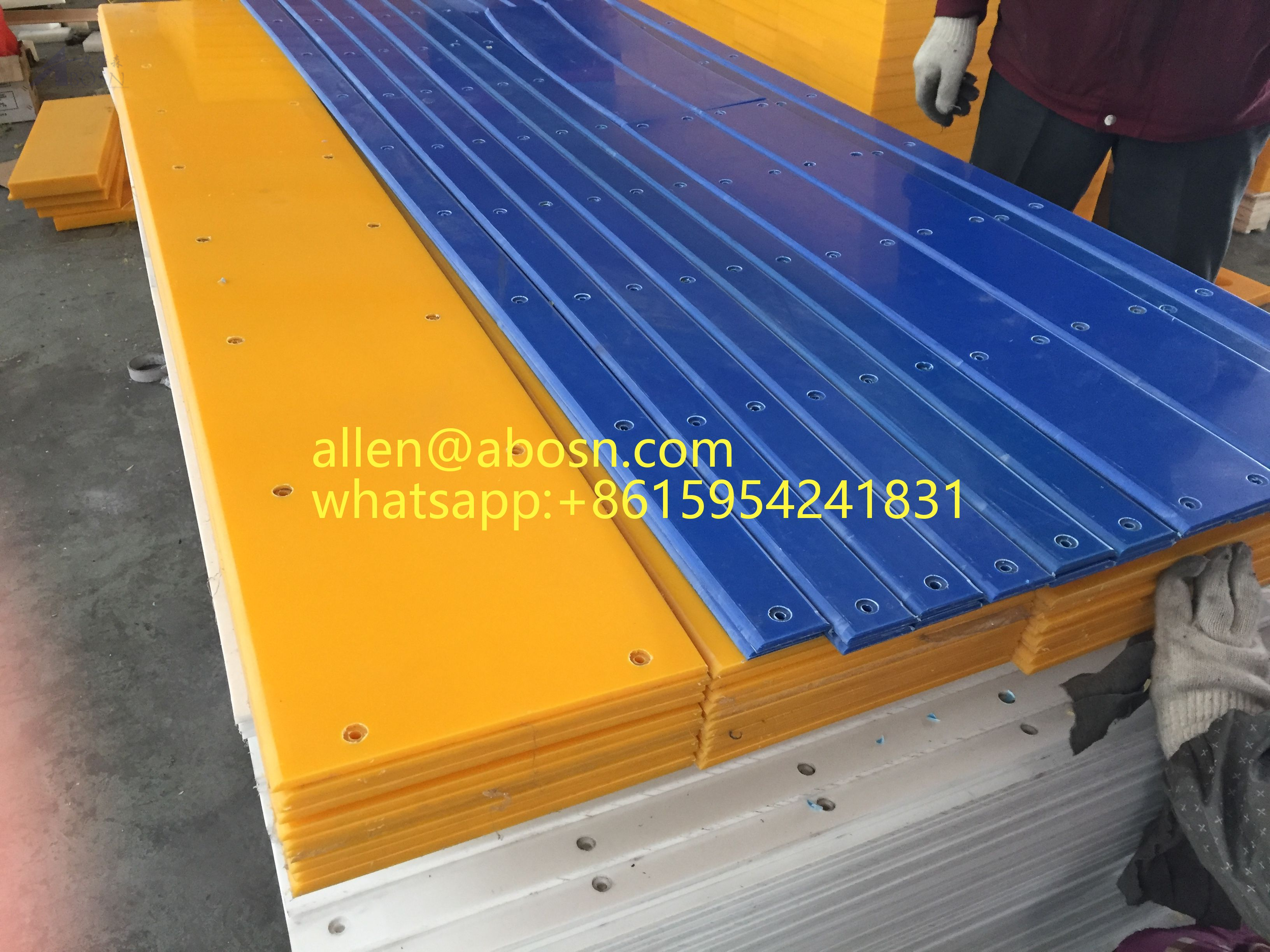 Hoja de UHMWPE azul de 3050x1220 mm para hoja de UHMWPE antiestática