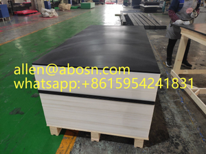 Hoja de UHMWPE roja de 3050x1220 mm para plano