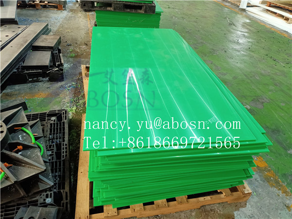 Hoja roja de UHMWPE de 3050x1220 mm para revestimiento de UHMWPE