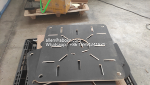 Piezas de plástico de ingeniería UHMWPE negro OEM para el hogar