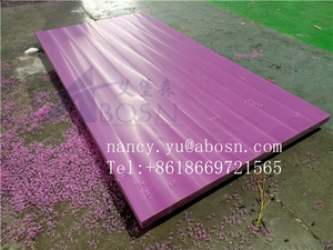 Hoja roja de UHMWPE de 3050x1220 mm para revestimiento de UHMWPE