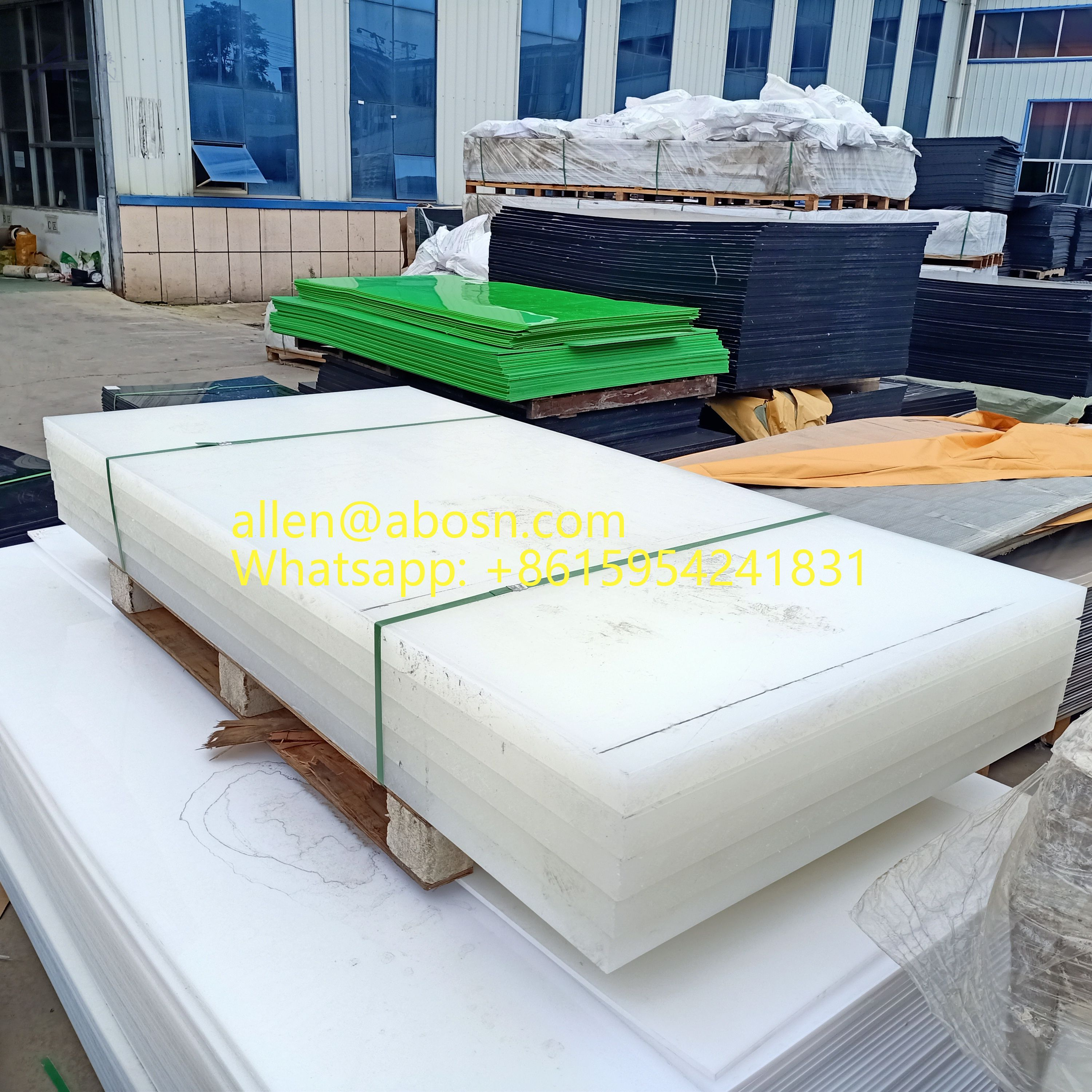 Hoja de UHMWPE personalizada de 3050x1220 mm para tubo