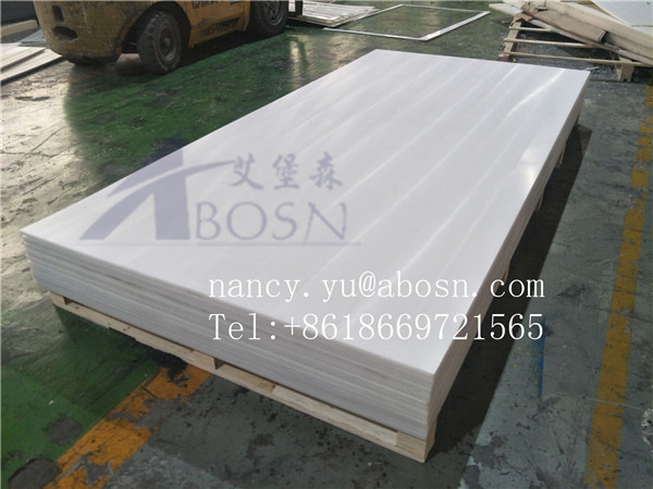 Hoja de UHMWPE azul de 3050x1220 mm para hoja de UHMWPE con relleno de vidrio