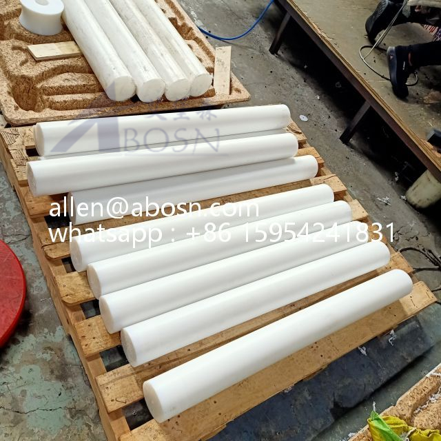 coeficiente bajo de la fricción de la barra plástica redonda Uhmwpe del HDPE Rod de 10m m - de 280m m