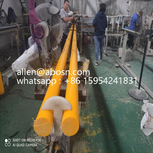 coeficiente bajo de la fricción de la barra plástica redonda Uhmwpe del HDPE Rod de 10m m - de 280m m